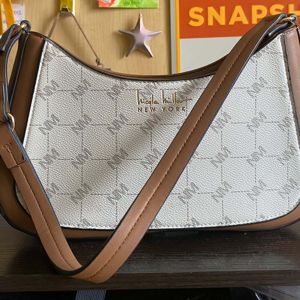 Y2K Bag Nicole Miller Crossbody Purse New York Lauren Handbag Classic Logo